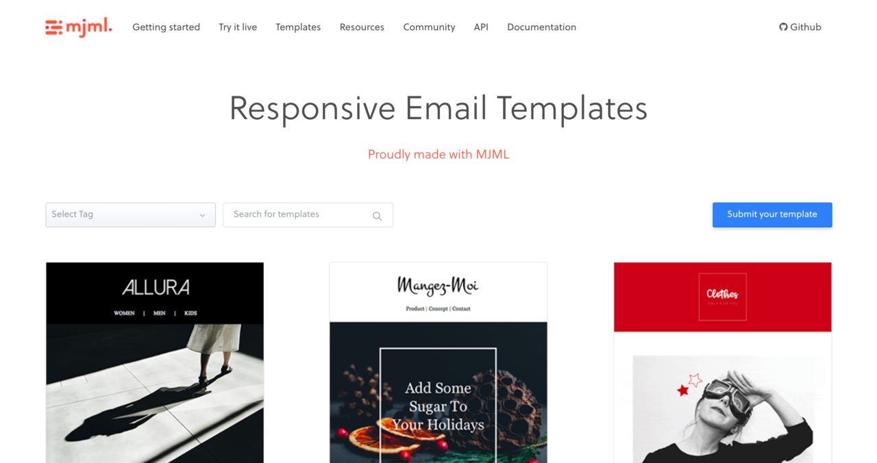 Mjml: Responsive Email Templates