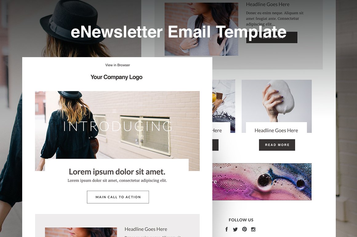 Responsive Email Template HTML Blog