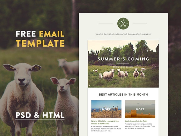 Green Village- HTML Email Template